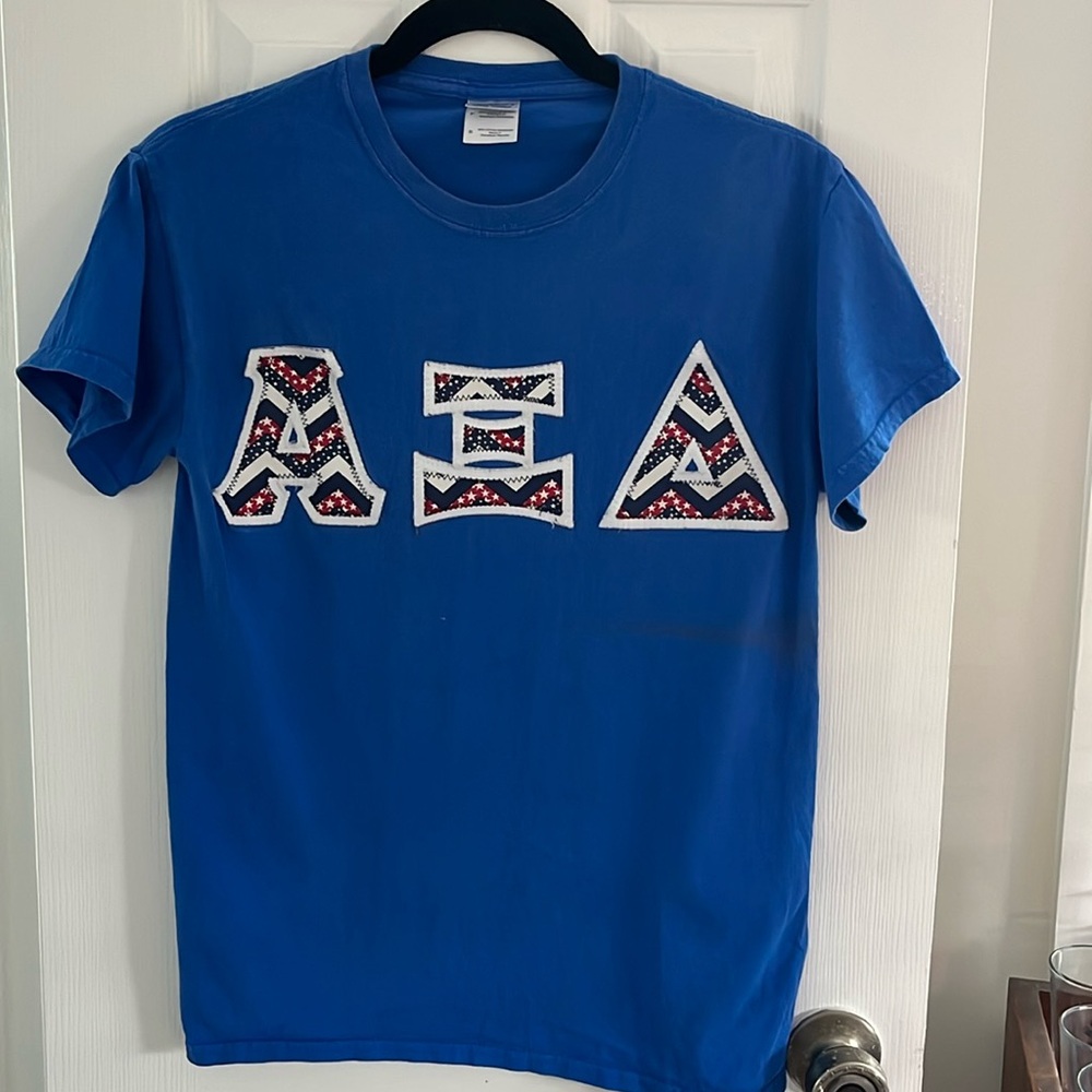 Alpha Xi Delta American letters t shirt